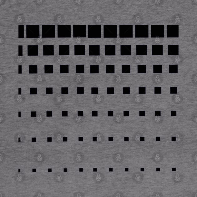 Increasing and decreasing square pattern. by SAMUEL FORMAS